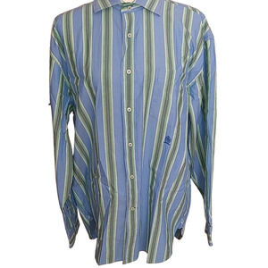 Tommy Hilfiger Button Stripe Shirt L